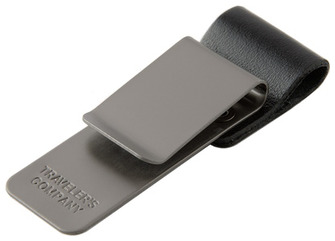 Traveler's Company Pen Loop, Pen Holder series Black leather