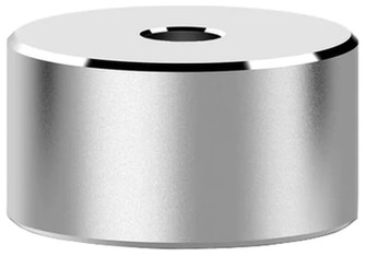 Support à stylo Stilform, série Accessoires Aluminium argent
