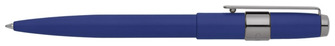 Stylo bille Cerruti 1881, série Block Bleu & Gun métal