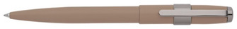 Stylo bille Cerruti 1881, série Block Beige & Gun métal