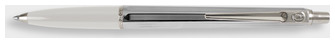 Stylo bille Ballograf, série Epoca Chrome - grip Blanc