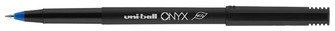 Stylo bille roulante Uni-Ball, série Onyx Encre bleue