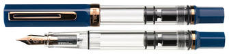 Stylo plume TWSBI, série Eco Bleu indigo/Bronze