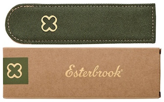 Étui Esterbrook, série Canvas Pen Case Vert (Simple)