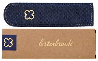 Étui Esterbrook, série Canvas Pen Case Marine (Simple)