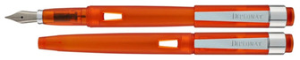 Stylo plume Diplomat, série Magnum Orange démo (Orange translucide)
