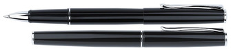 Stylo bille roulante Diplomat, série Esteem Noir laqué CT