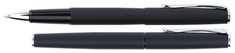 Stylo bille roulante Diplomat, série Esteem Noir mat CT (Lapis Black)