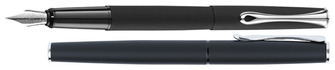 Stylo plume Diplomat, série Esteem Noir mat CT (Lapis Black)