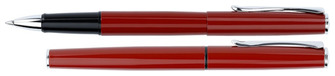 Stylo bille roulante Diplomat, série Esteem Rouge laqué CT
