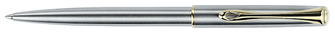 Stylo bille Diplomat, série Traveller Acier inoxydable GT