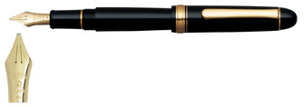 Stylo plume Platinum, série 3776 Century Noir GT (Music)