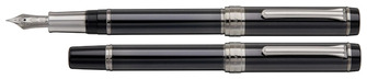 Stylo plume Sailor, série CYLINT Acier inoxydable noir (Pointe 21kt)