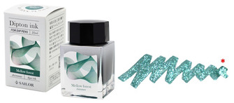 Bouteille d'encre Sailor Dipton, série Inks & Dip Pens Encre verte (Mellow Forest - 20ml)