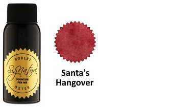 Bouteille d'encre Robert Oster, série Holiday (Santa's Hangover) 50ml