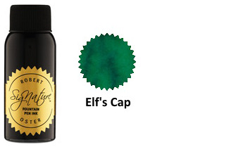 Bouteille d'encre Robert Oster, série Holiday (Elf's Cap) 50ml