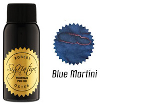 Bouteille d'encre Robert Oster, série Drinks (Blue Martini) 50ml