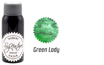Bouteille d'encre Robert Oster, série Drinks (Green Lady) 50ml