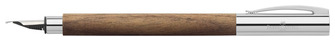 Stylo plume Faber-Castell Design, série Ambition Walnut Wood (Bois de noyer) 