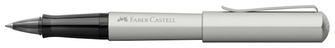 Stylo bille roulante Faber-Castell Design, série Hexo Argent Mat