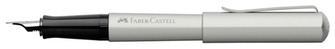 Stylo plume Faber-Castell Design, série Hexo Argent Mat