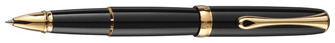 Stylo bille roulante Diplomat, série Excellence A² Noir GT