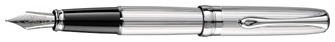Stylo plume Diplomat, série Excellence A² Chrome guilloché