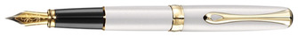 Stylo plume Diplomat, série Excellence A² Blanc perle GT