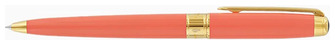 Stylo bille Dupont, S.T., série Line D Eternity (Medium) Corail & Doré
