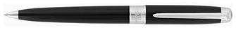Stylo bille Dupont, S.T., série Line D Eternity (Large) Noir & Palladium