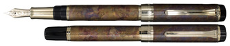 Stylo plume Sailor, série CYLINT Patine (Patina) Brune (Pointe 21kt)