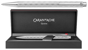 Stylo bille Caran d'Ache, série Édition Spéciale Écridor Tressé Platine