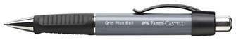 Stylo bille Faber-Castell Office, série Grip Plus Gris