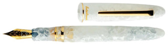Stylo plume Esterbrook, série Winter White - Édition Limitée Estie Blanc GT (Cartouche / Convertisseur)