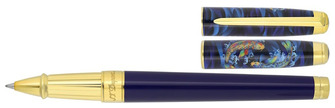 Stylo bille roulante Dupont, S.T., série Line D Eternity (Large) Koi Fish