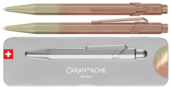 Stylo bille Caran d'Ache, série 849 Claim Your Style Édition Spéciale 5 Rose Solaire