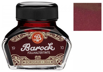 Bouteille d'encre Octopus Fluids, série Barock 1910 Encre Bordeaux (30ml)