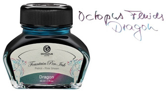 Bouteille d'encre Octopus Fluids, série Sheen Encre Dragon (30ml)