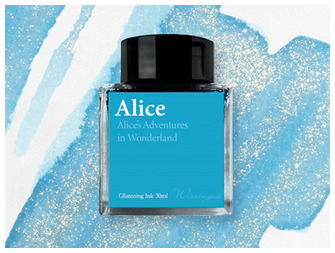Bouteille d'encre Wearingeul, série World Literature Ink Encre Alice (30ml)
