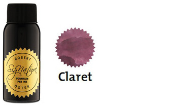 Bouteille d'encre Robert Oster, série Pinks (Claret) 50ml 
