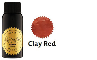 Bouteille d'encre Robert Oster, série Reds (Clay Red) 50ml