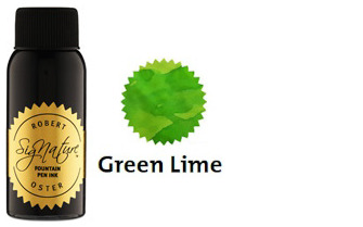 Bouteille d'encre Robert Oster, série Greens (Green Lime) 50ml 