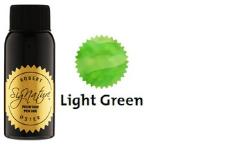 Bouteille d'encre Robert Oster, série Greens (Light Green) 50ml 