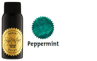 Bouteille d'encre Robert Oster, série Greens (Peppermint) 50ml 