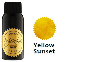 Bouteille d'encre Robert Oster, série Yellows & Golds (Yellow Sunset) 50ml 