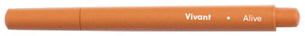 Stylo bille roulante Ciklo, série Couleur Encre orange (Inscription Vivant sur le baril)