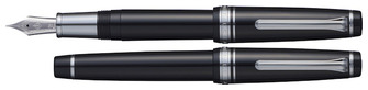 Stylo plume Sailor, série Pro Gear Argent Ginza LE Noir CT (Standard-Pointe 21kt)