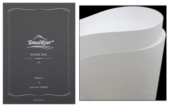 Bloc-notes (A5) Tomoe River, série Paper Pad Blanc (Uni, 148mm x 210mm)