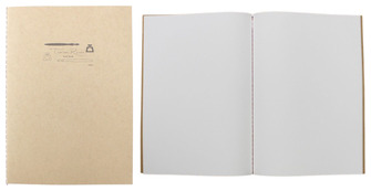 Carnet de notes (A5) Tomoe River, série Stitch Notebook Blanc (Uni, 148mm x 210mm)