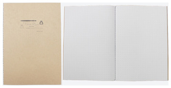 Carnet de notes (A5) Tomoe River, série Stitch Notebook Blanc (Pointillé, 148mm x 210mm)